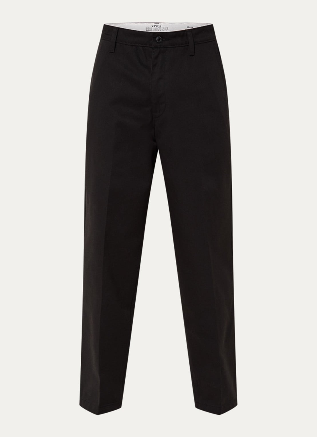 Levi's XX straight fit chino met steekzakken - voorkant 4 zwart