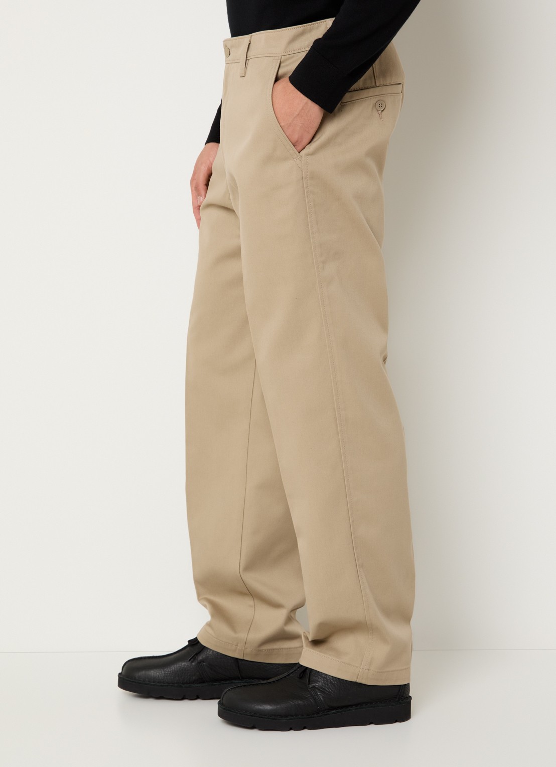 Levi's XX straight fit chino met steekzakken - detail 3 khaki