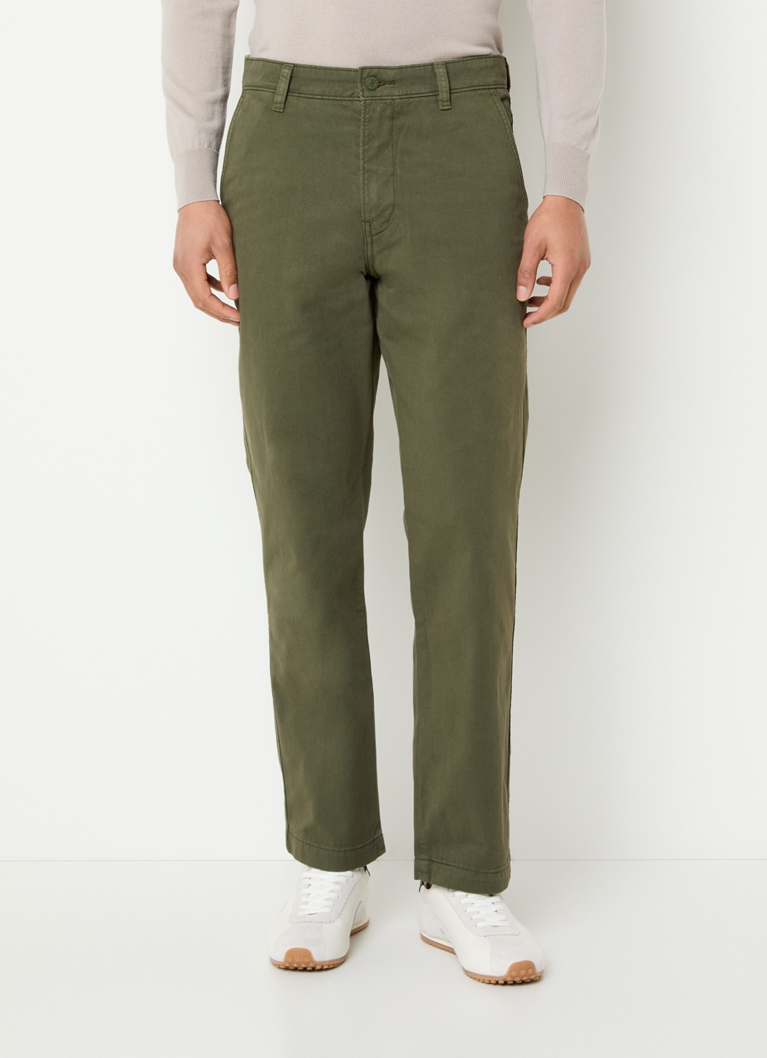 Levi's XX straight fit chino met steekzakken - detail 4 olijfgroen