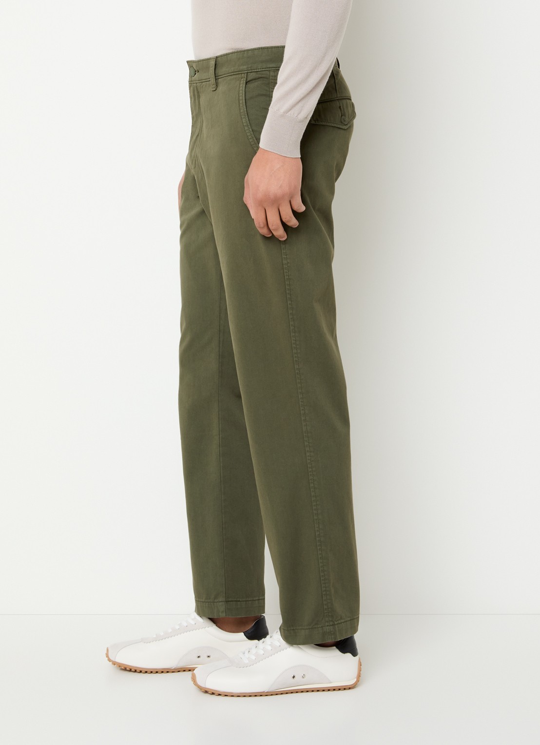 Levi's XX straight fit chino met steekzakken - detail 5 olijfgroen