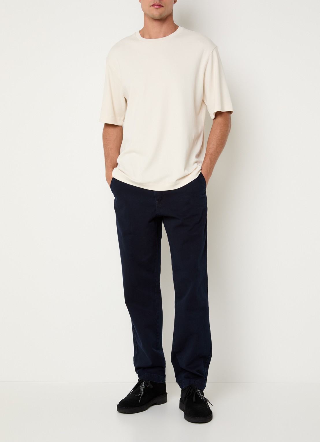 Levi's XX straight fit chino met steekzakken - voorkant 2 donkerblauw