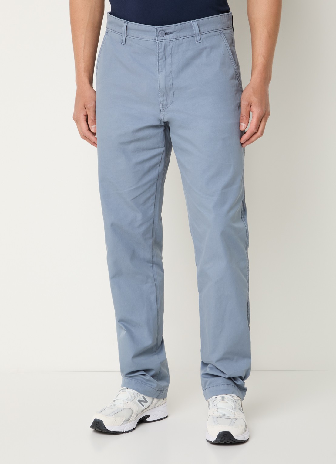 Levi's XX straight fit chino met steekzakken - detail blauwgrijs