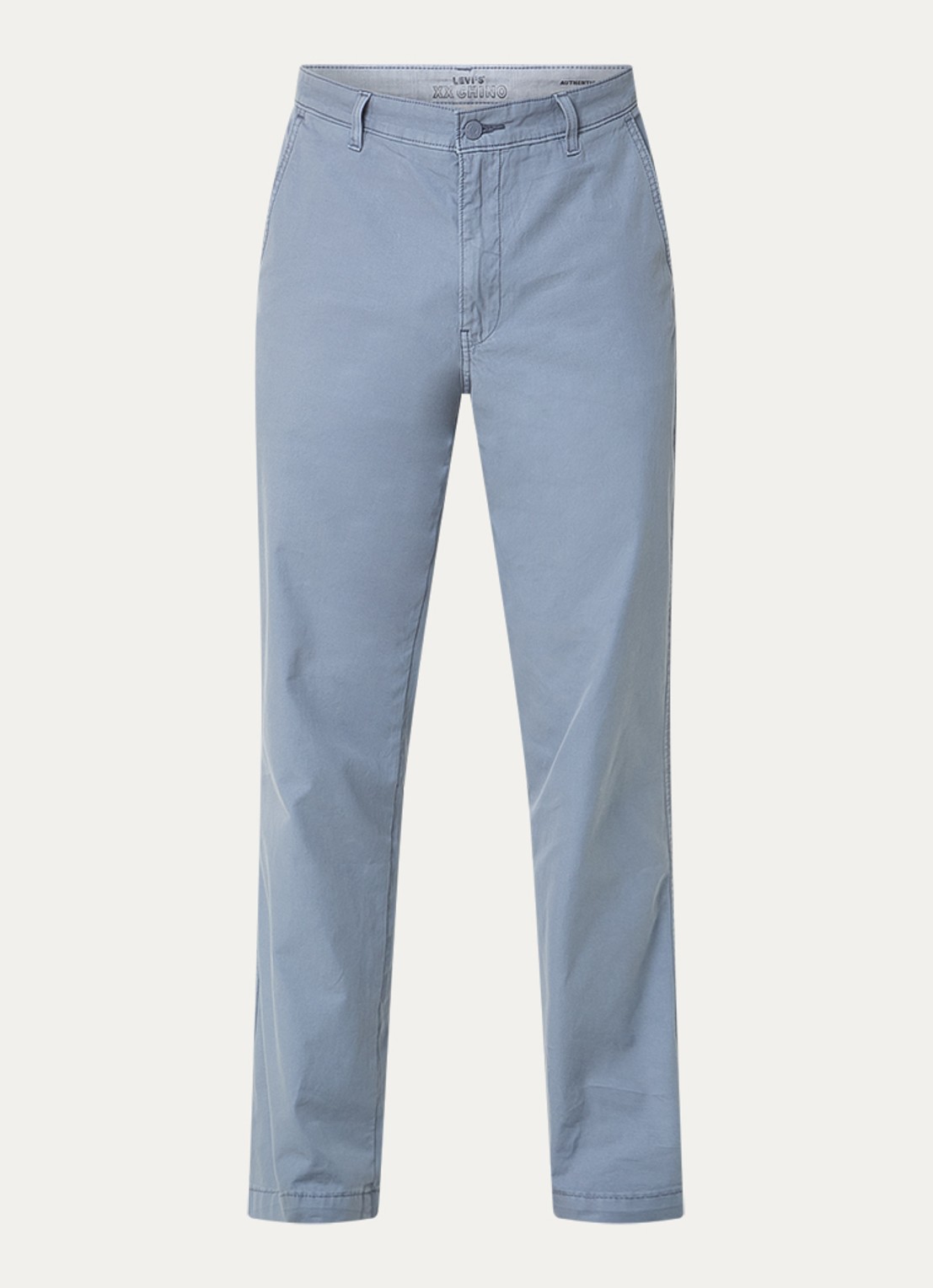 Levi's XX straight fit chino met steekzakken - voorkant 3 blauwgrijs