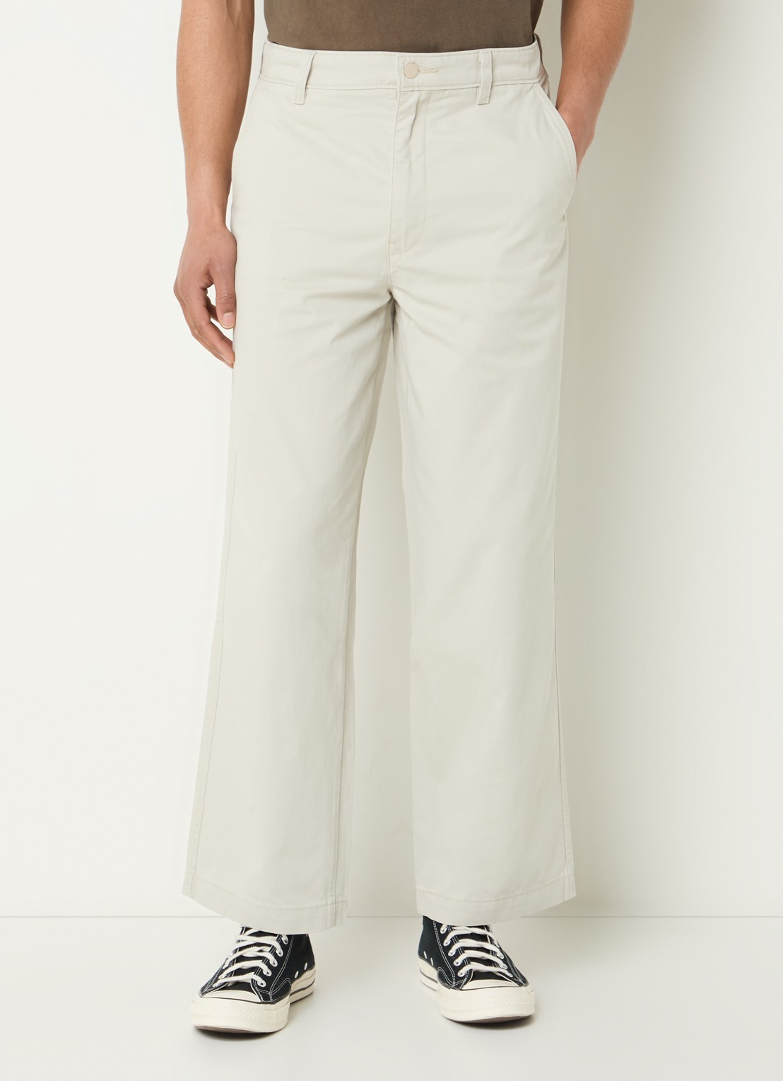 Levi's XX straight fit chino met steekzakken - detail 4 beige