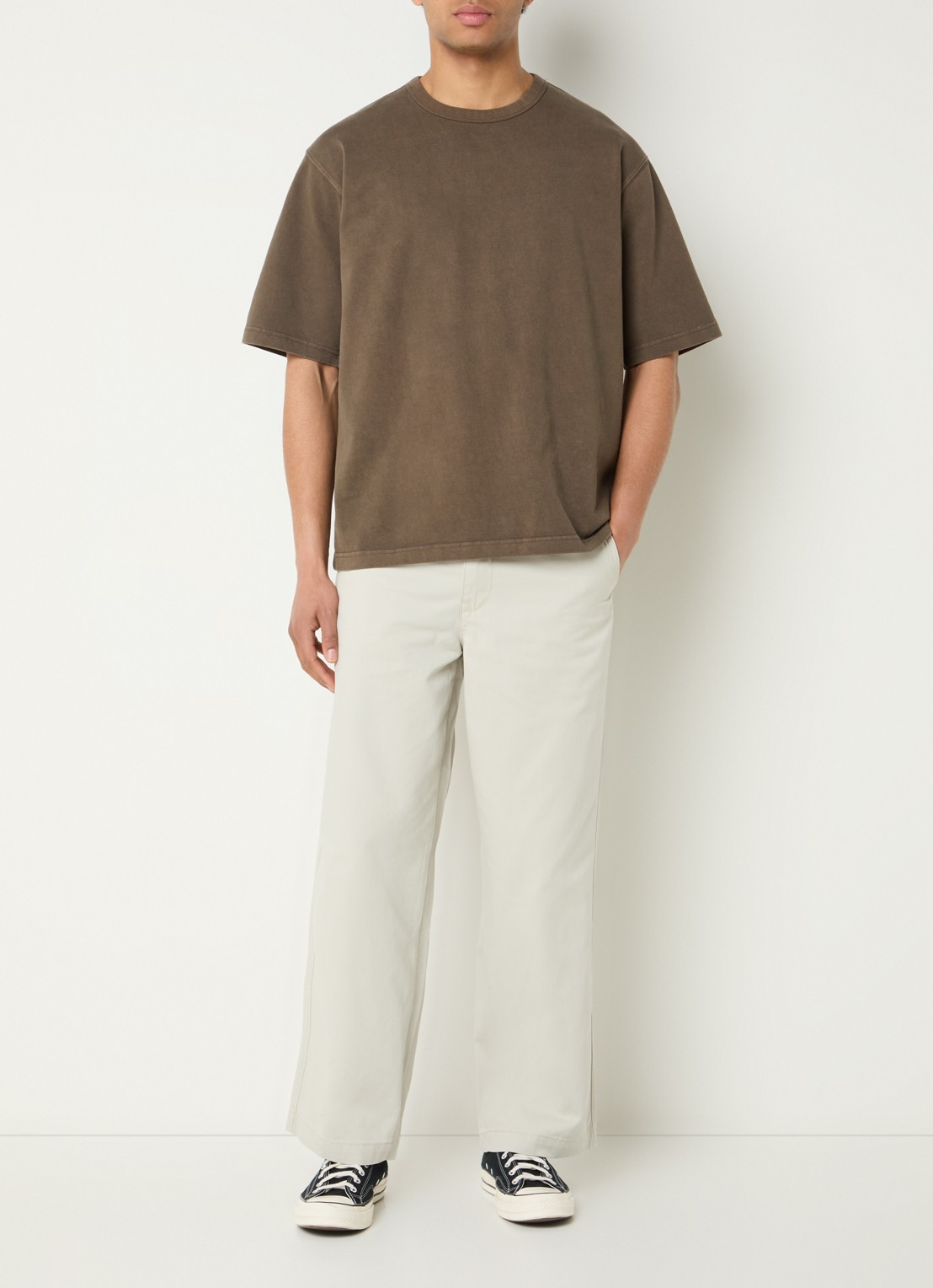 Levi's XX straight fit chino met steekzakken - voorkant 3 beige