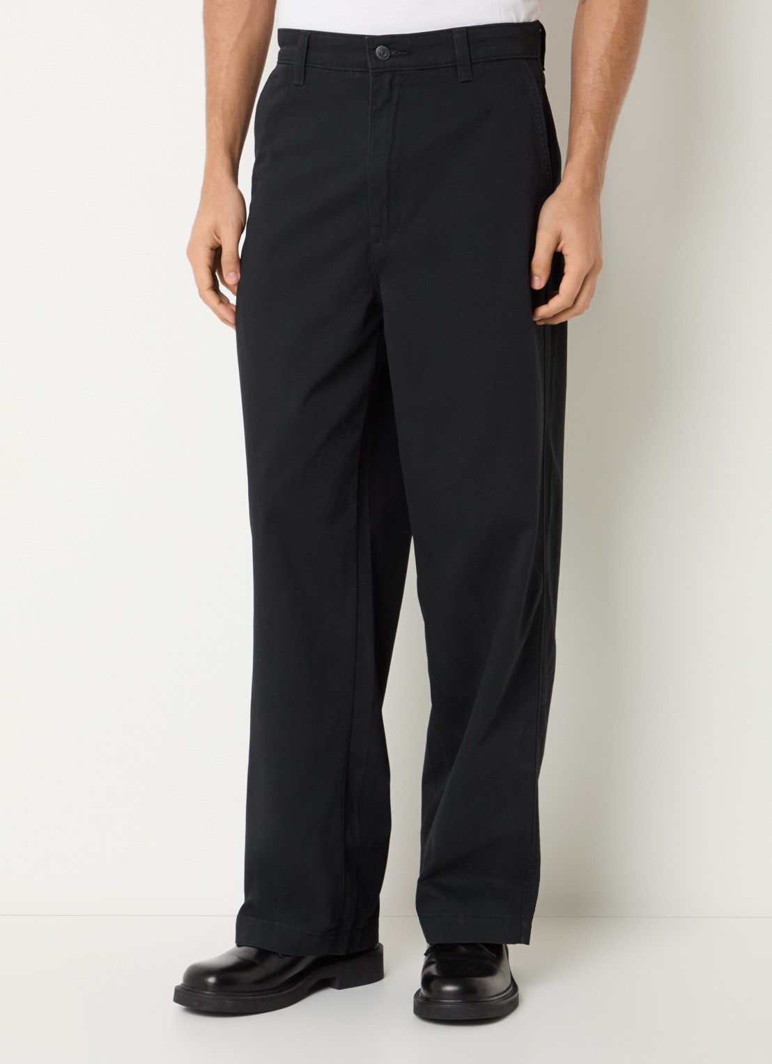 Levi's XX straight fit chino met steekzakken - detail zwart