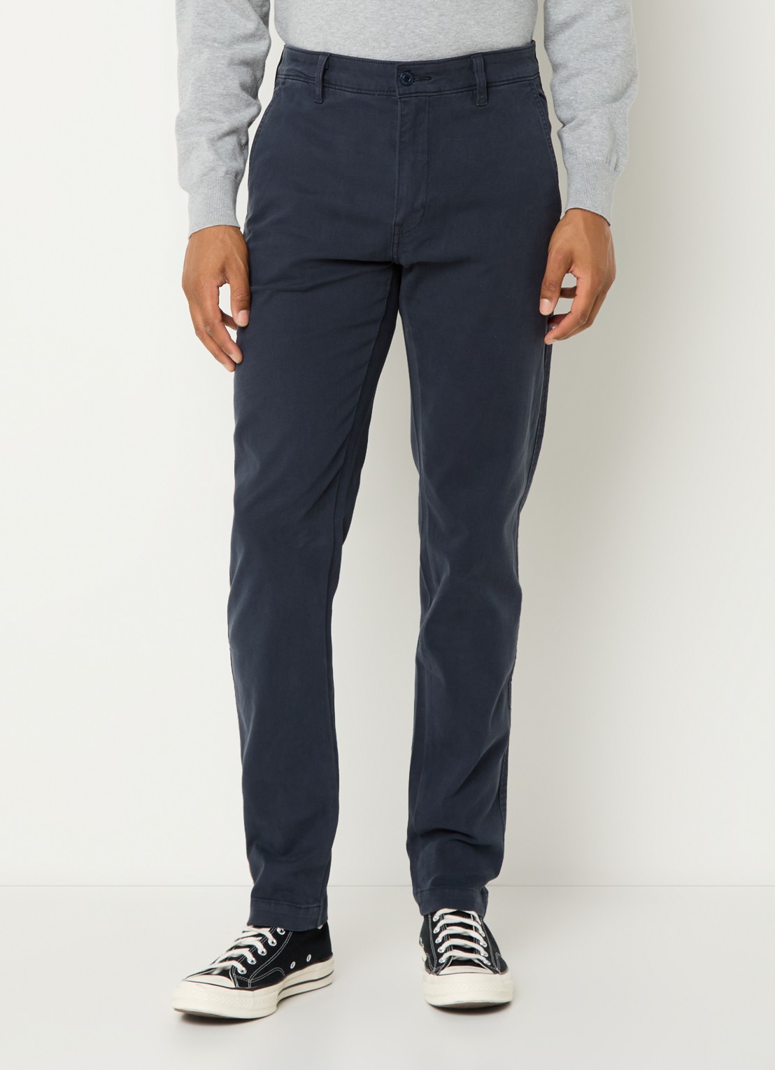 Levi's XX tapered fit chino met steekzakken - detail 6 donkerblauw