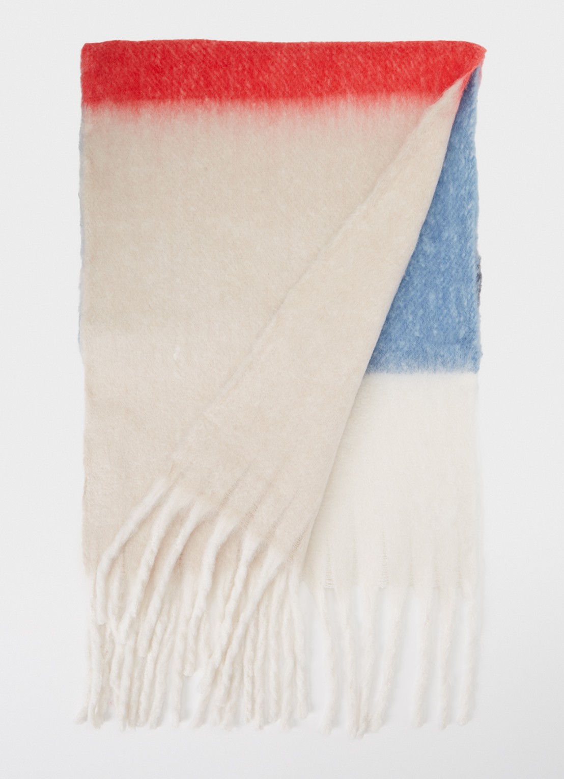 Levi's Zyla sjaal in wolblend 200 x 50 cm - voorkant lichtroze