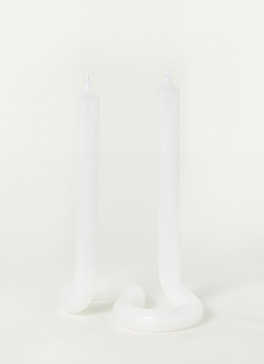Lex Pott Twist kaars  - voorkant 3 wit