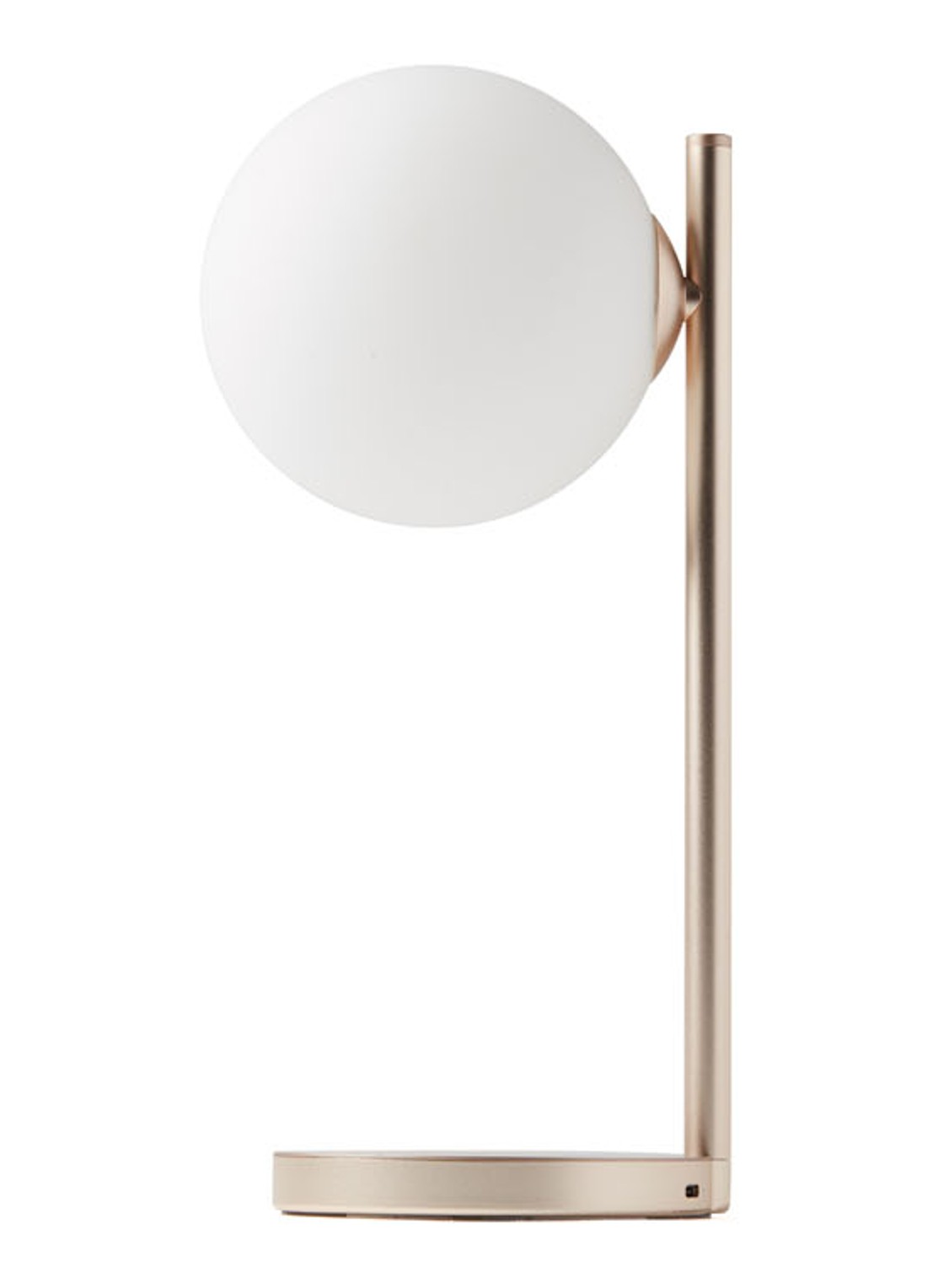 Lexon Bubble tafellamp met oplaadfunctie 30 cm - detail goud