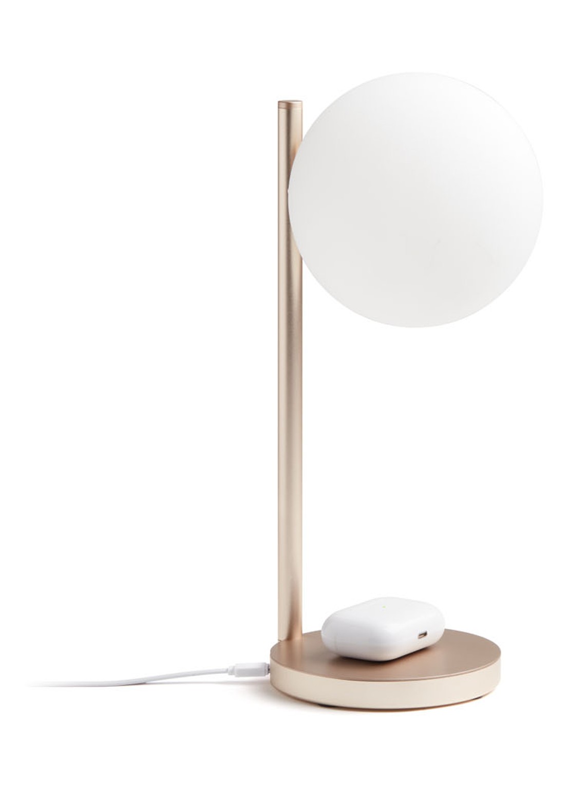 Lexon Bubble tafellamp met oplaadfunctie 30 cm - detail 2 goud