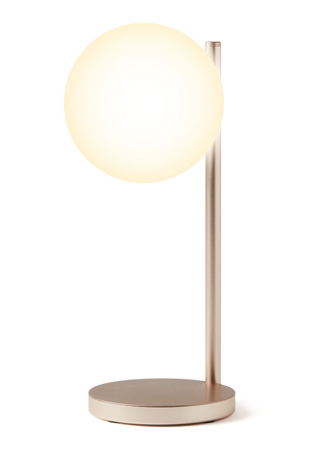 Lexon Bubble tafellamp met oplaadfunctie 30 cm - voorkant 6 goud