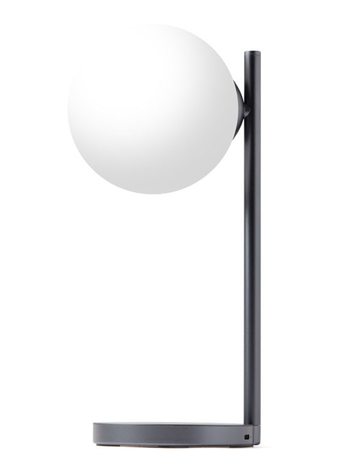 Lexon Bubble tafellamp met oplaadfunctie 30 cm - detail 2 grijs