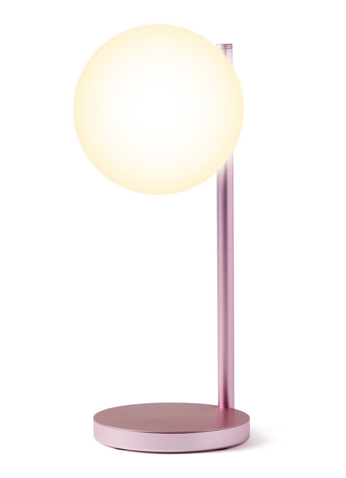 Lexon Bubble tafellamp met oplaadfunctie 30 cm - voorkant 6 roze