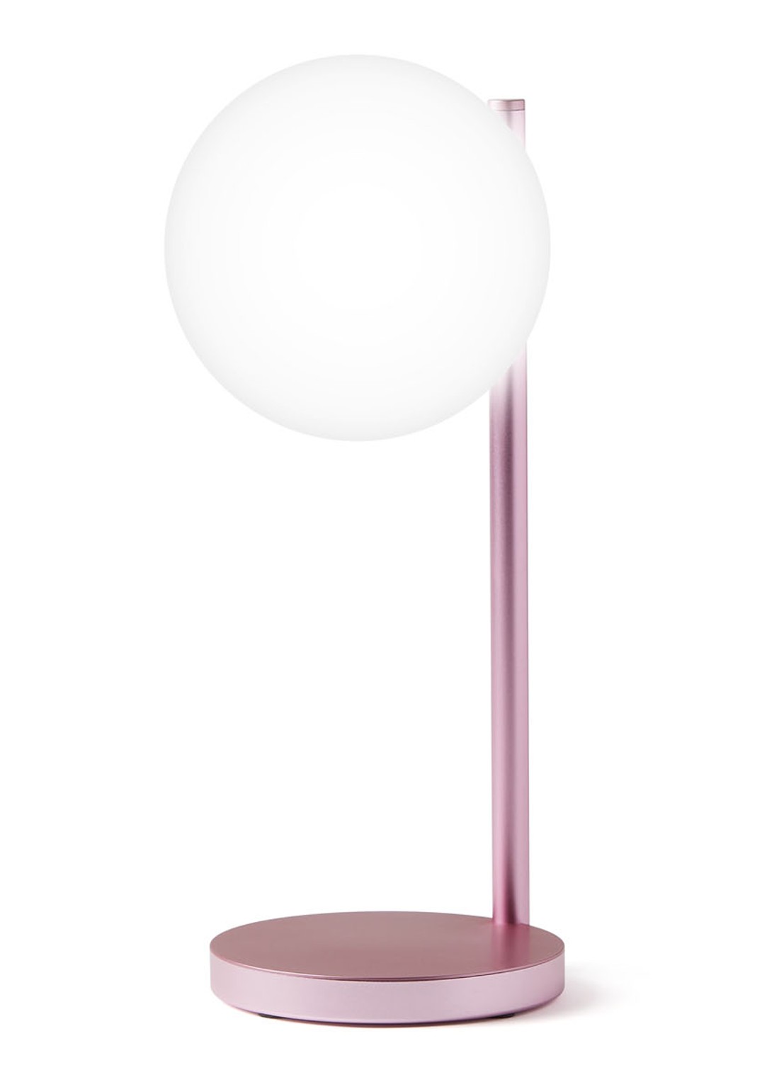 Lexon Bubble tafellamp met oplaadfunctie 30 cm - voorkant 7 roze