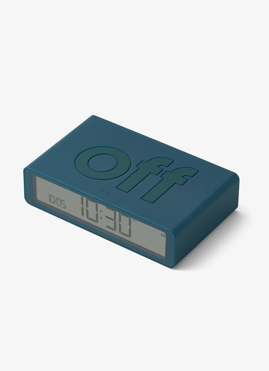 Lexon Flip Classic wekker - detail 6 blauw