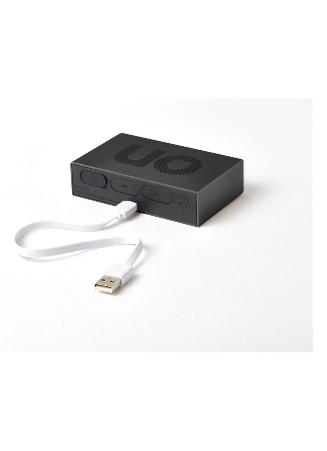 Lexon Flip Premium digitale wekker - detail 5 zwart