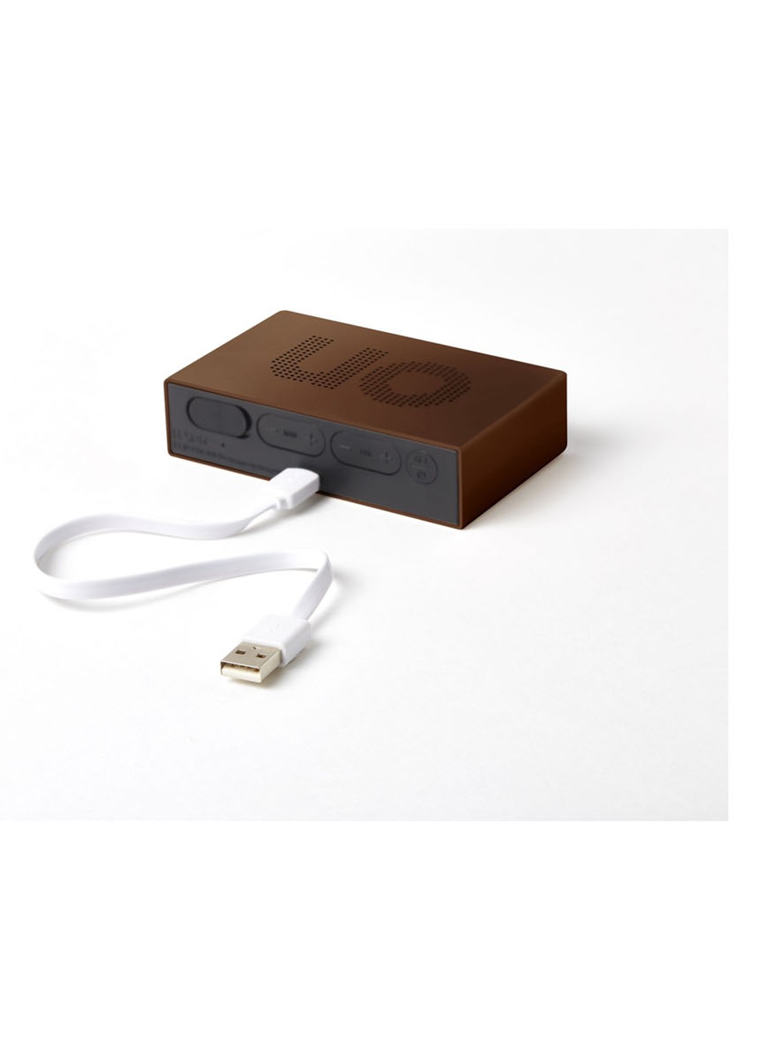 Lexon Flip Premium digitale wekker - detail 5 brons