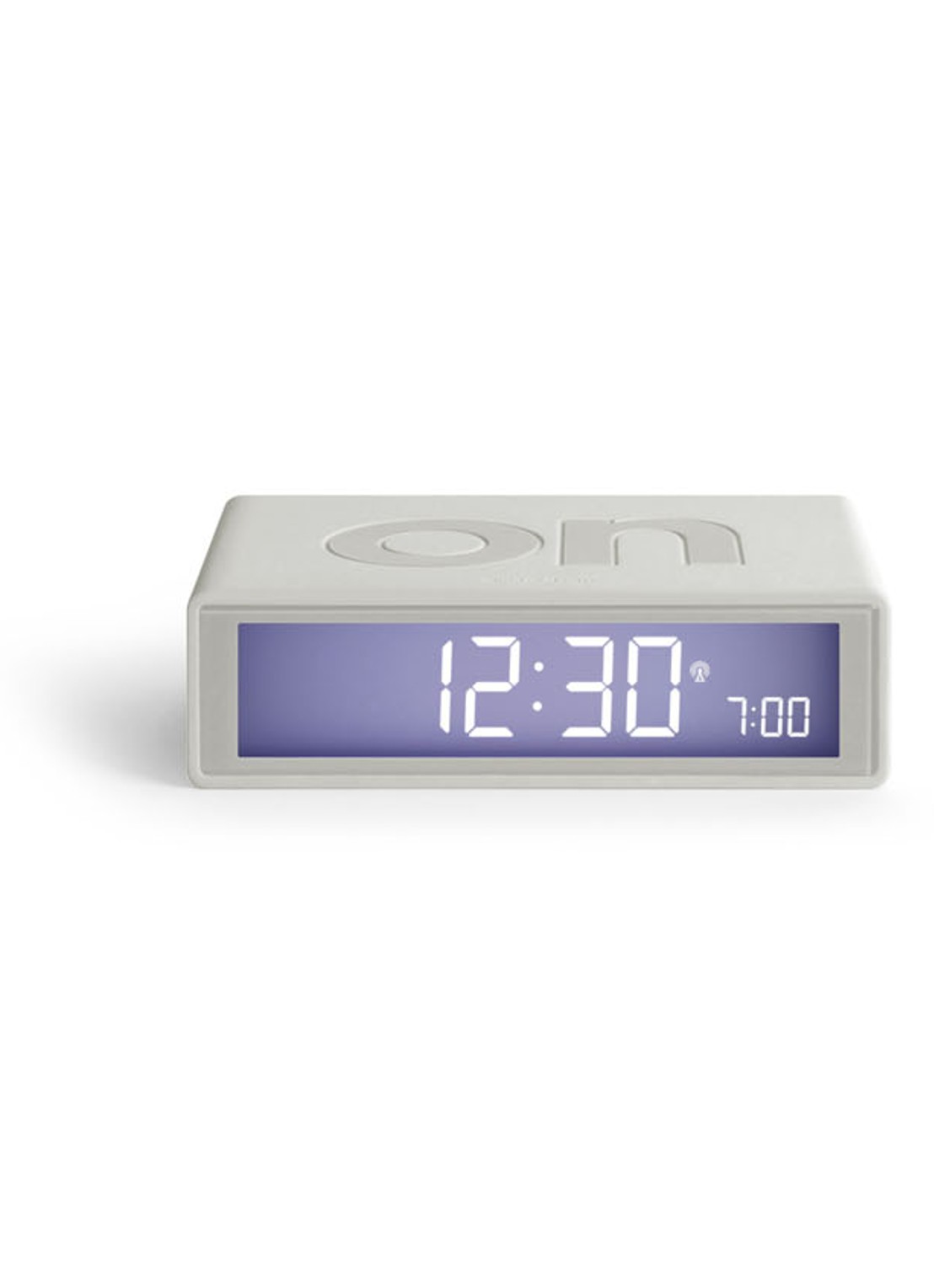 Lexon Flip RCC digitale wekker - voorkant wit