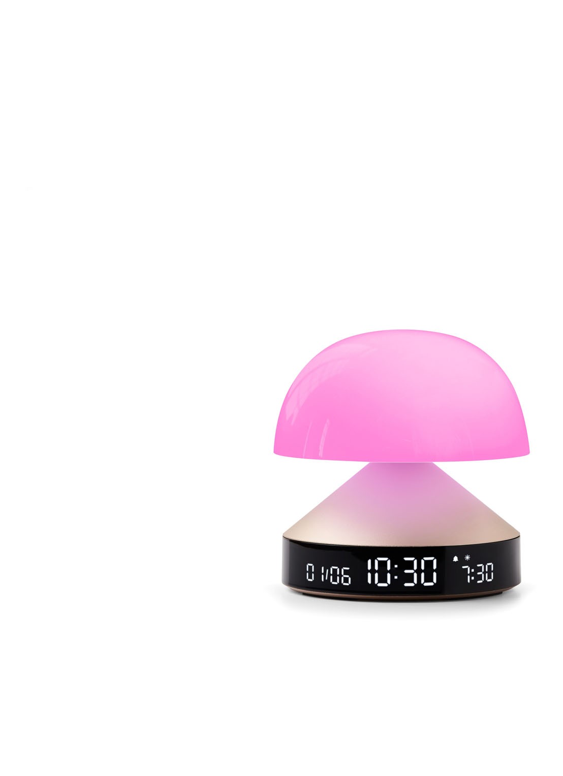 Lexon Mina Sunrise digitale wekker 11 cm - detail 4 goud