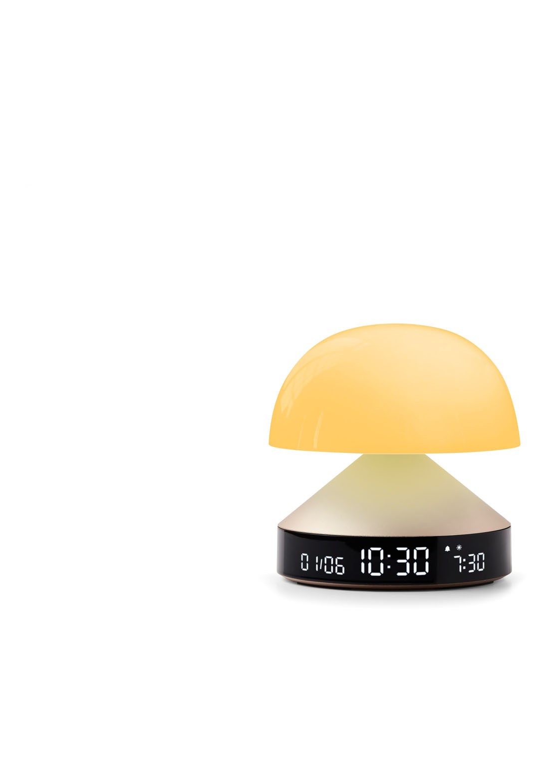 Lexon Mina Sunrise digitale wekker 11 cm - detail 5 goud