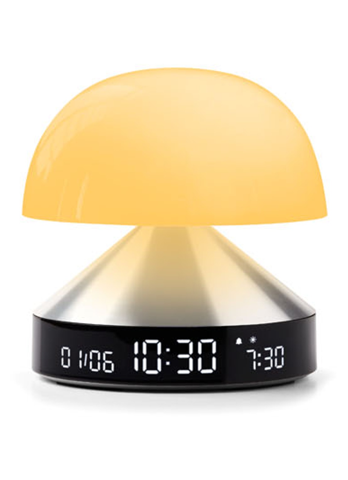 Lexon Mina Sunrise digitale wekker 11 cm - detail 5 zilver