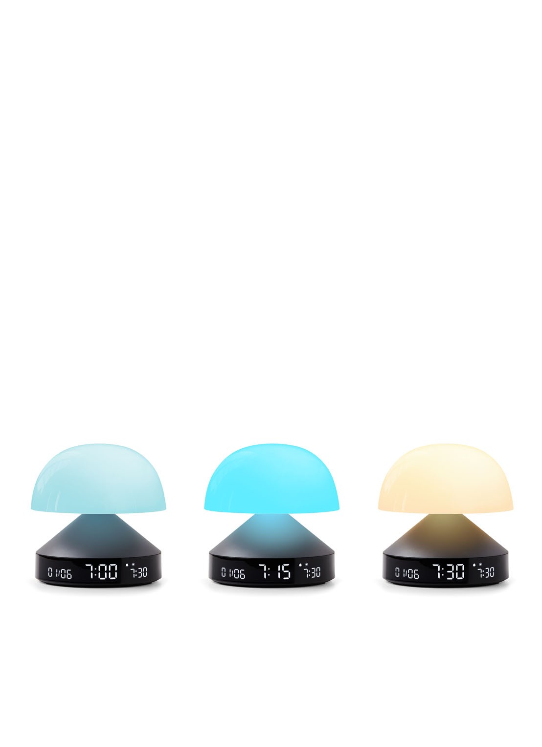 Lexon Mina Sunrise digitale wekker 11 cm - detail 5 antraciet