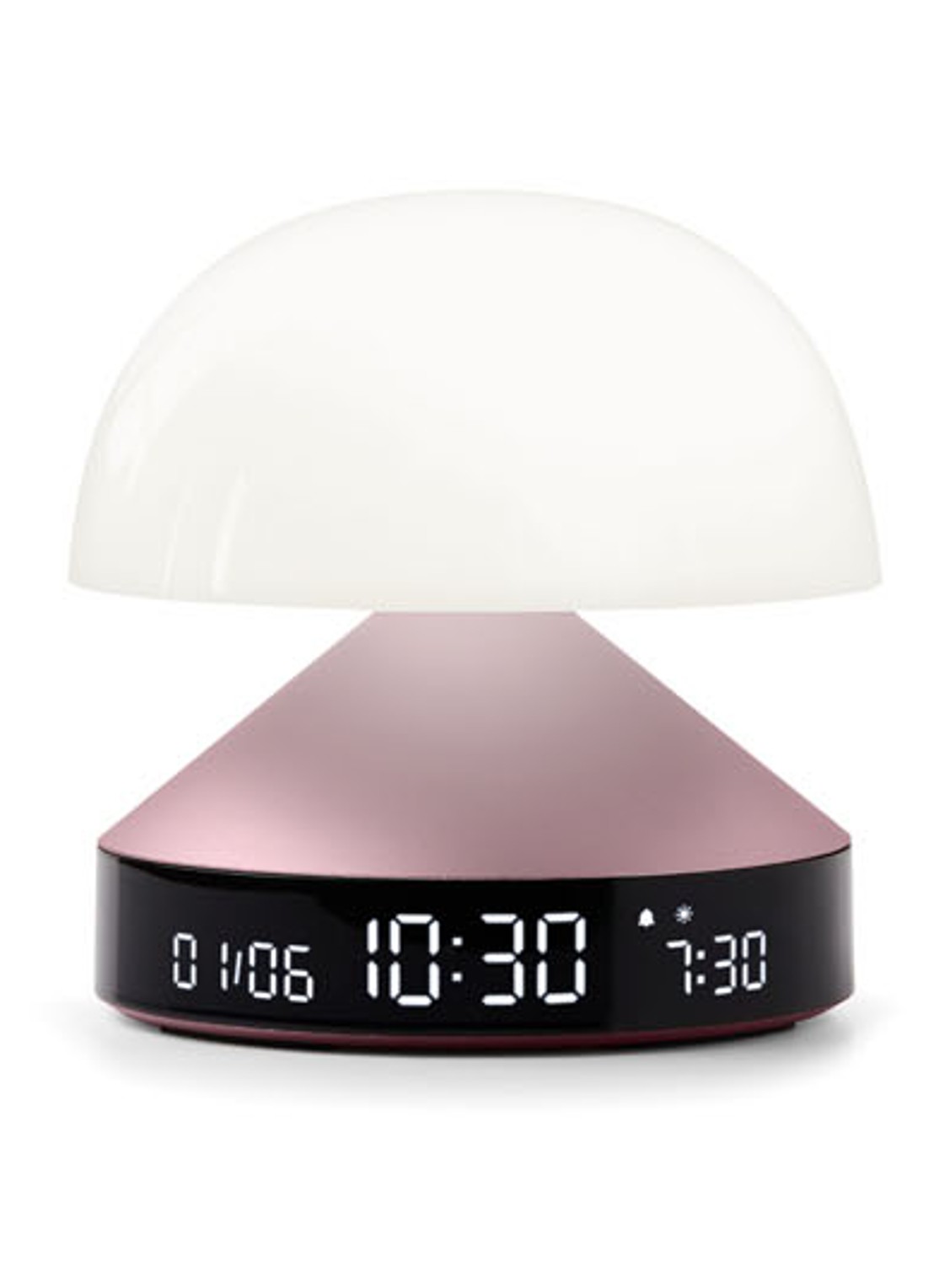 Lexon Mina Sunrise digitale wekker 11 cm - detail 3 roze