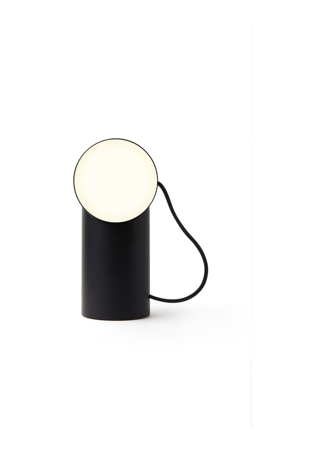 Lexon Orbe draadloze tafellamp  Ø9,5 cm - detail 2 zwart