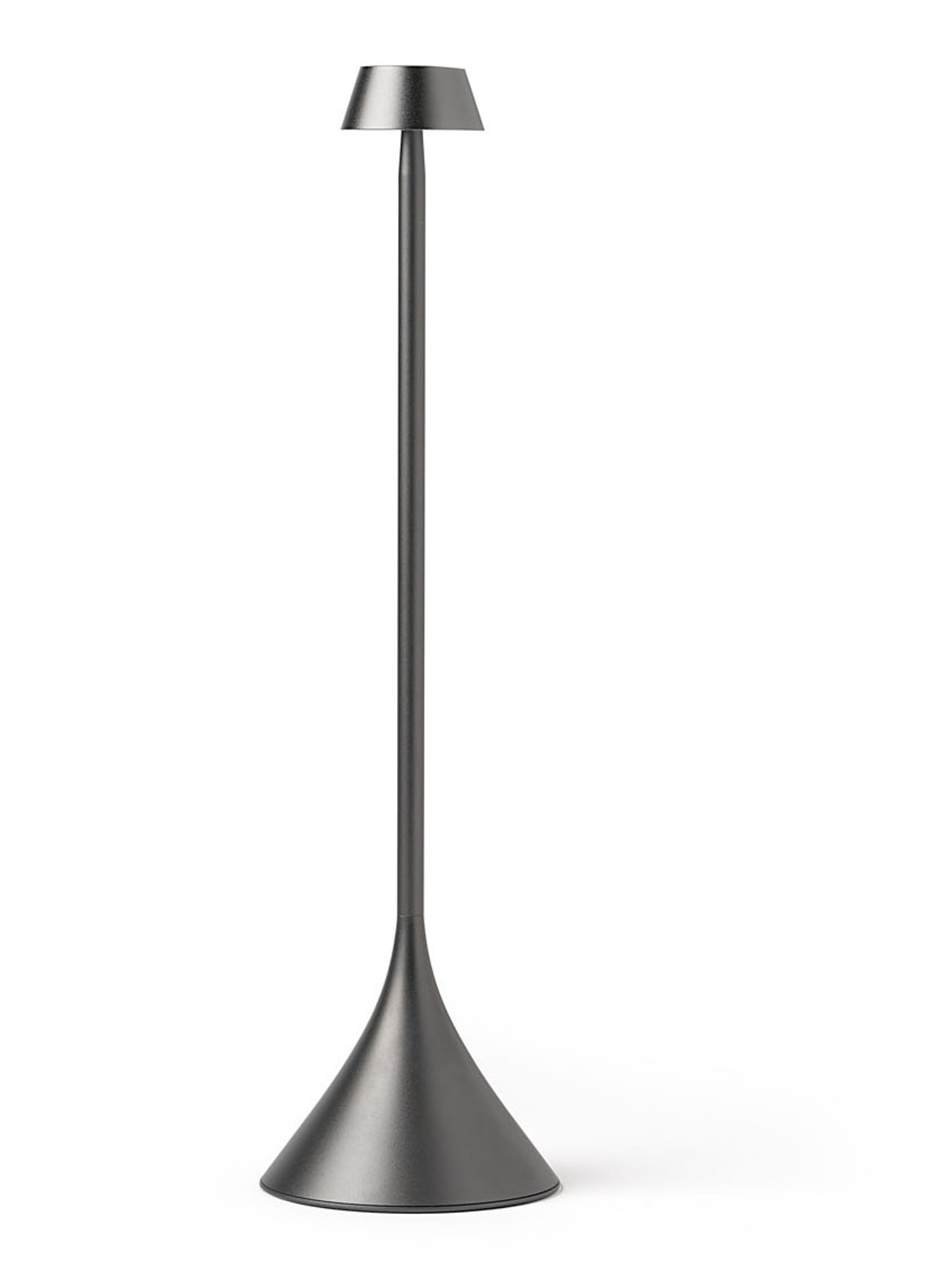 Lexon Steli Shade draadloze tafellamp 28,6 cm x Ø7,7 cm - detail donkergrijs