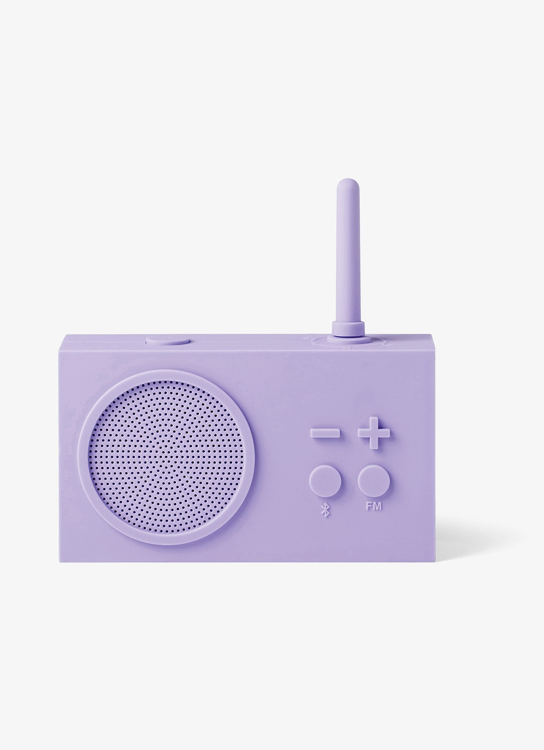Lexon Tykho 3 FM radio & bluetooth speaker  - voorkant paars