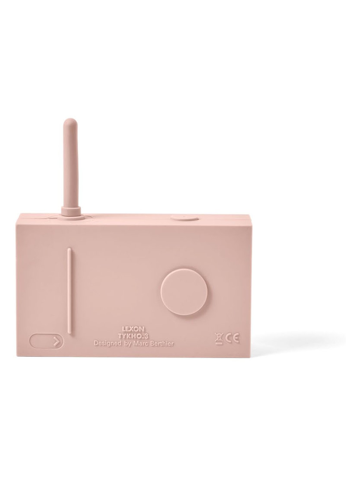 Lexon Tykho 3 waterproof radio & bluetooth speaker - detail oudroze