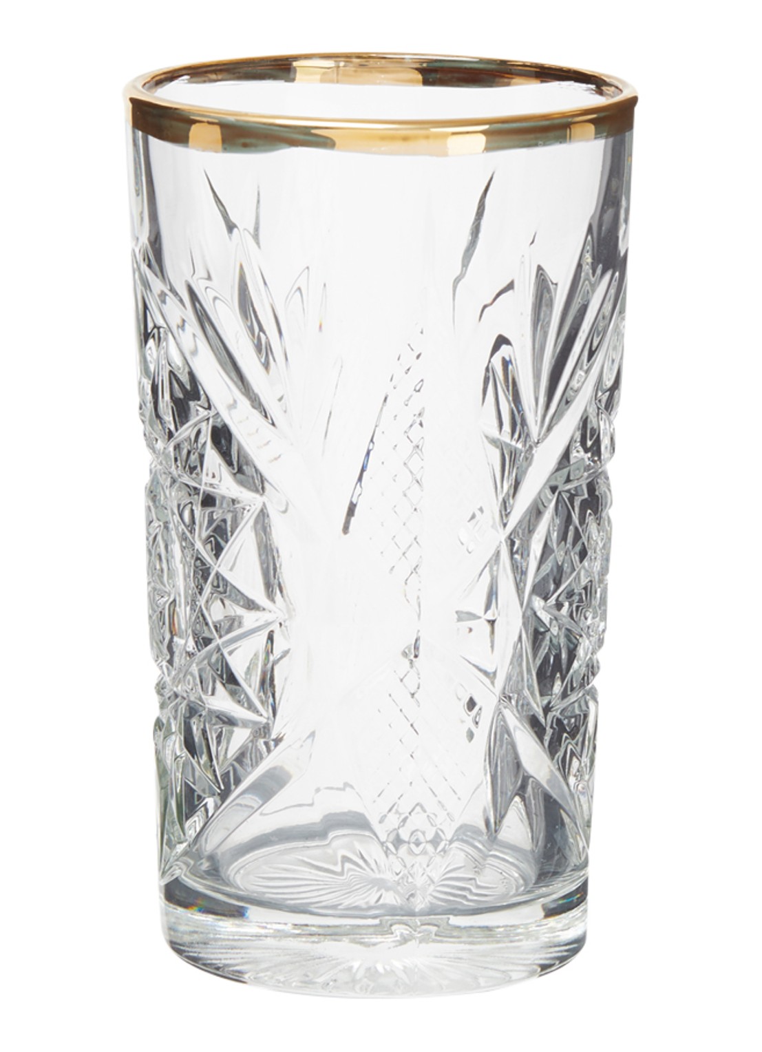 Libbey Hobstar longdrinkglas 47 cl - voorkant goud