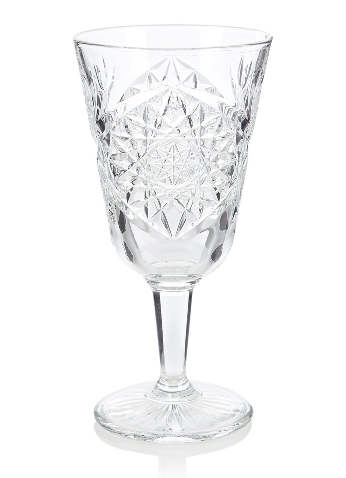 Libbey Hobstar rode wijnglas 30 cl - voorkant transparant