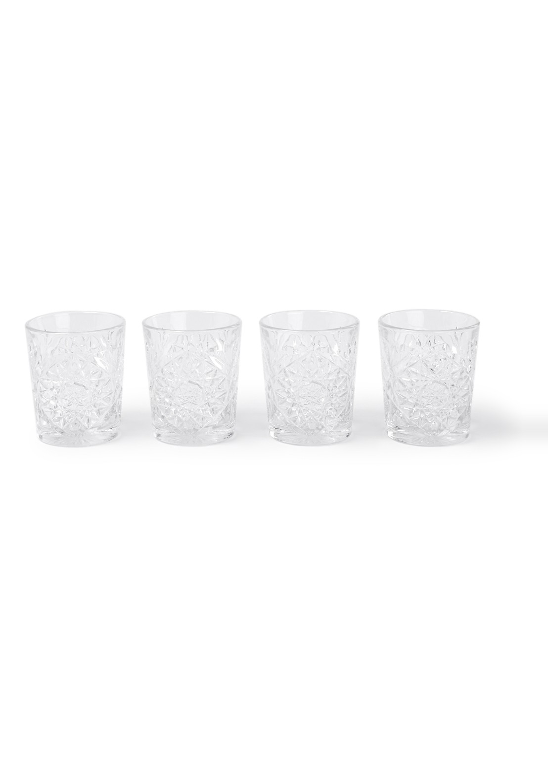 Libbey Hobstar Tumbler glas 35 cl set van 4 in geschenkverpakking - detail 3 transparant