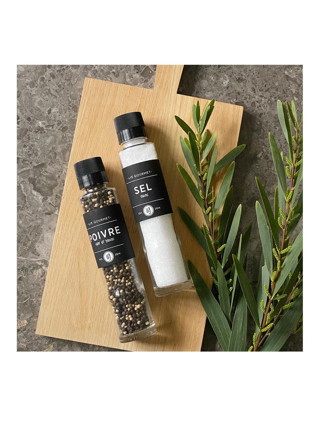 LIE GOURMET Peper- en zoutmolen in geschenkdoos set van 2  - voorkant 2 undefined