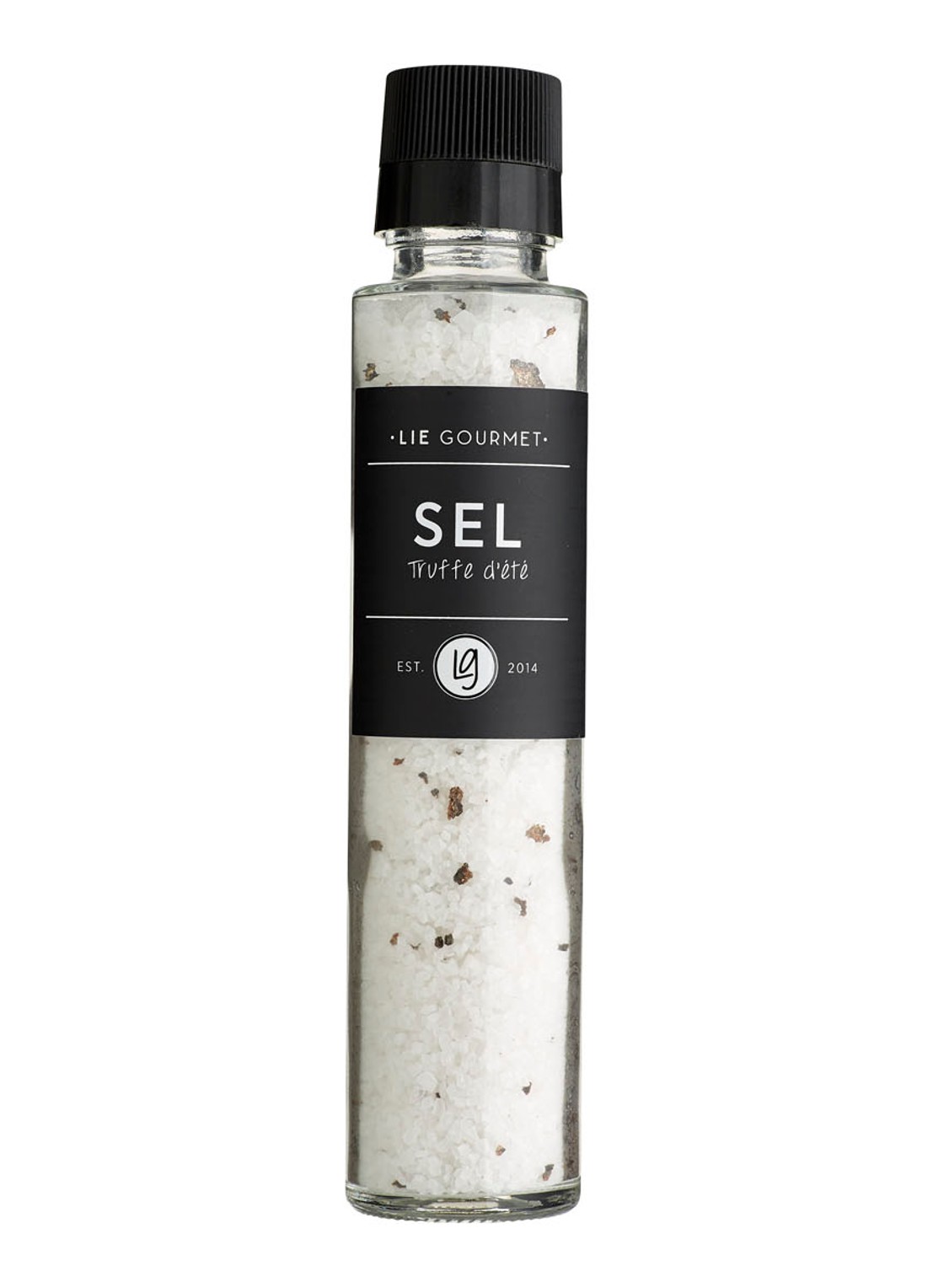 LIE GOURMET SEL zeezout truffel met molen 265 gram - voorkant undefined