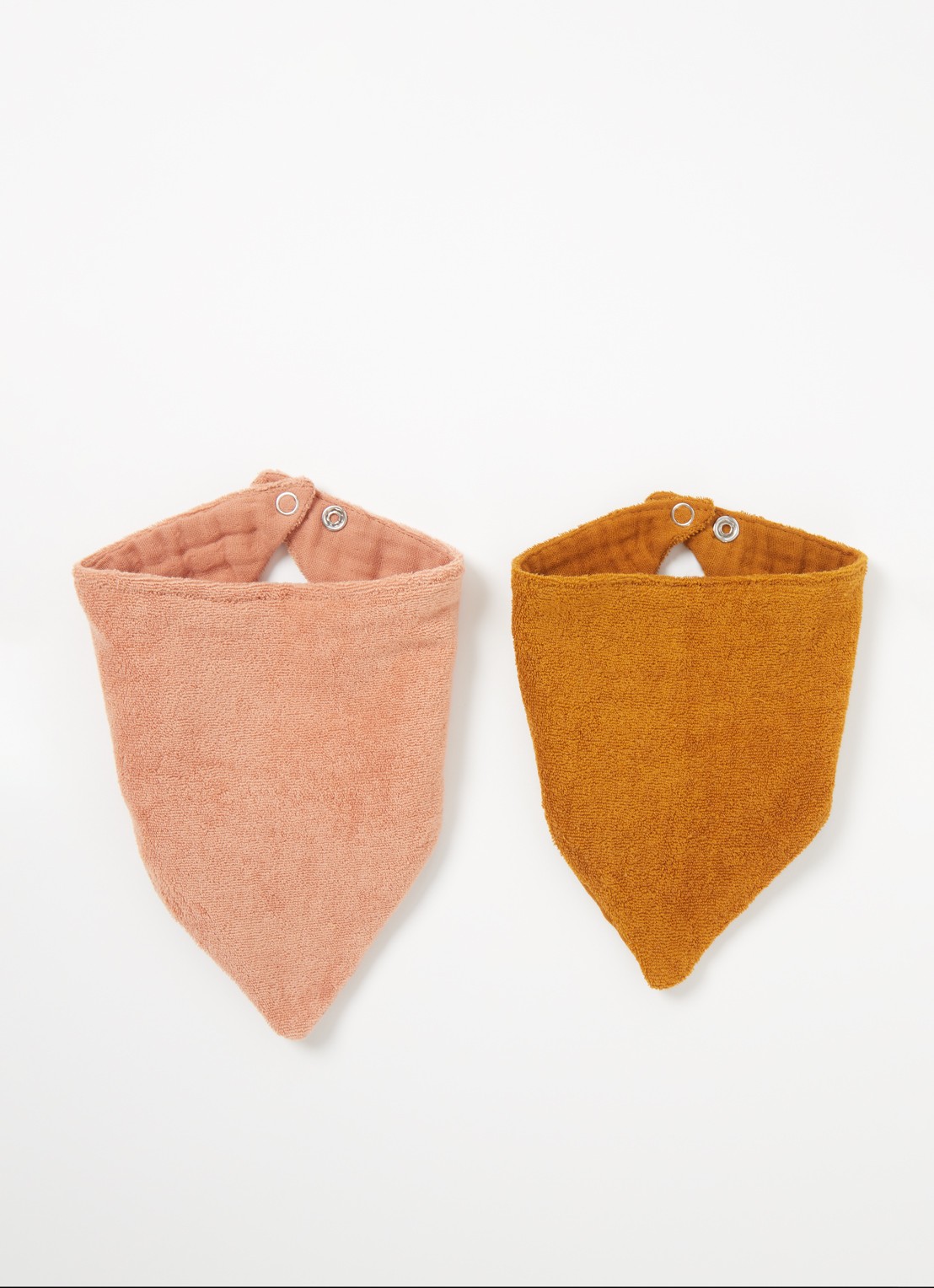 Liewood Andrea slab van  katoen set van 2 - voorkant 2 oudroze