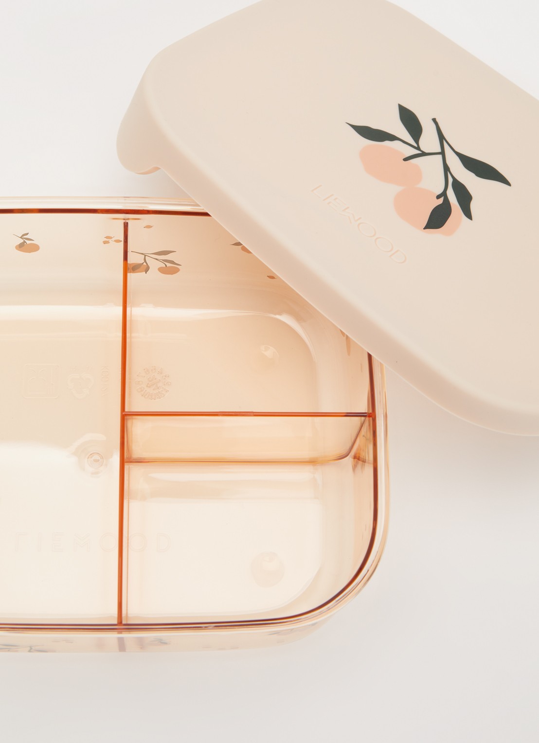 Liewood Arthur lunchbox - detail lichtroze