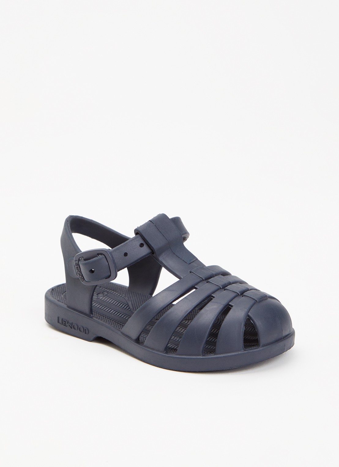 Liewood Bre sandaal van rubber - voorkant 3 donkerblauw