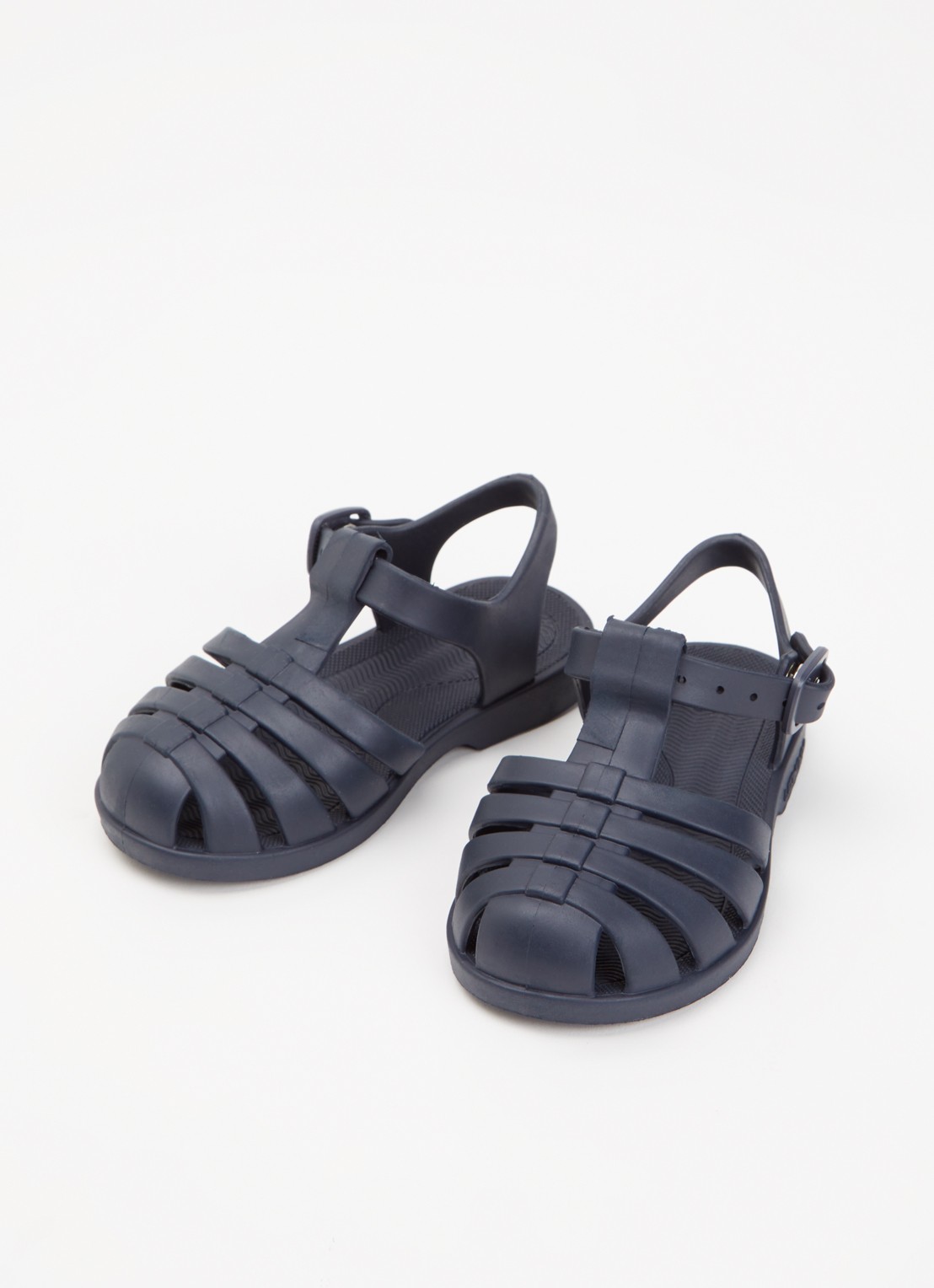 Liewood Bre sandaal van rubber - voorkant 4 donkerblauw