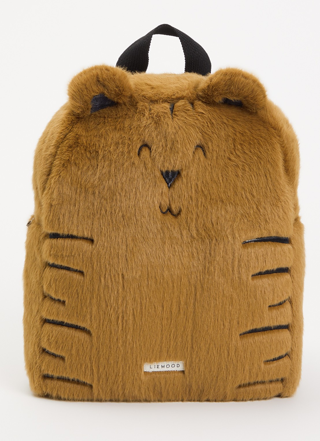 Liewood Denise Tiger Plush rugzak - voorkant 3 cognac