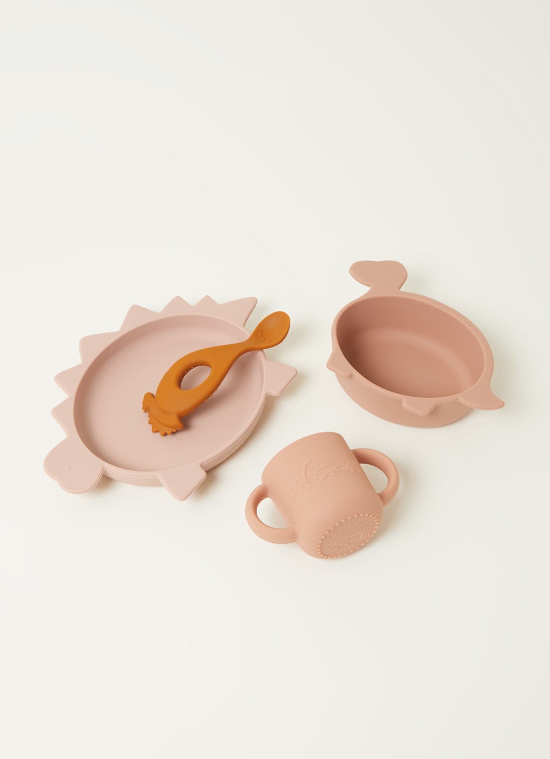 Liewood Vivi kinderserviesset 4-delig - detail roze