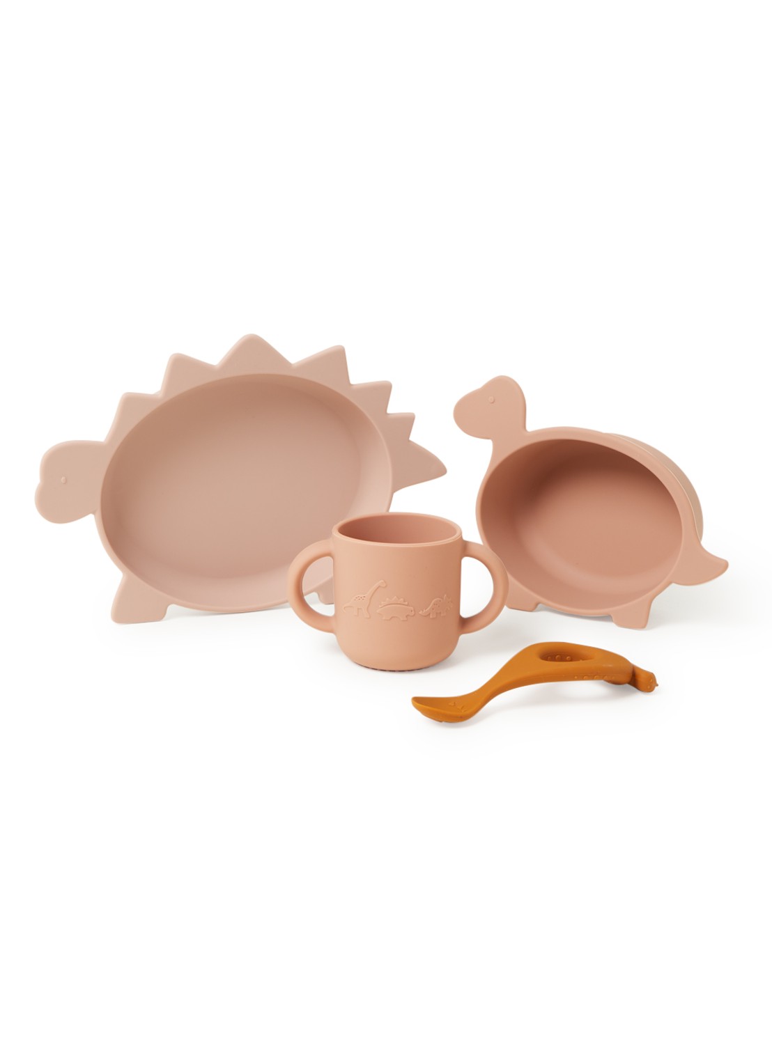 Liewood Vivi kinderserviesset 4-delig - voorkant 2 roze