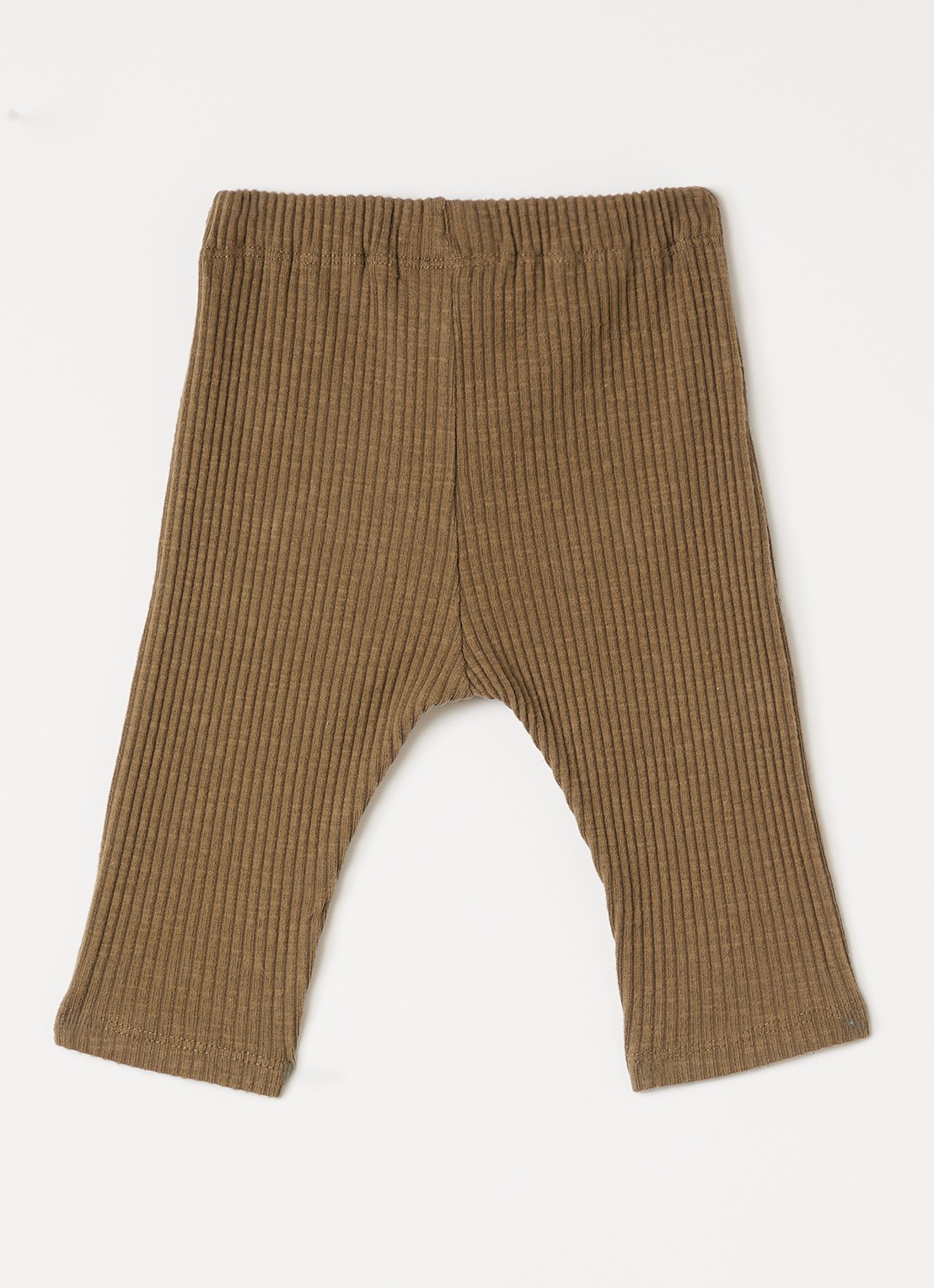 Lil 'Atelier Legging met ribstructuur - voorkant 2 bruin