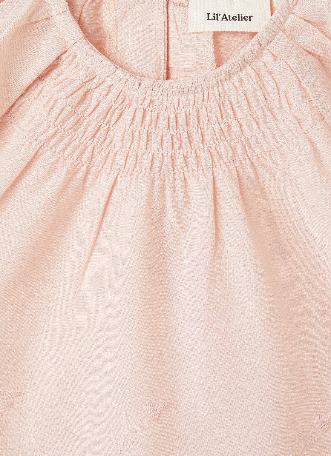 Lil 'Atelier NBFDayna top met broderie - detail 3 oudroze