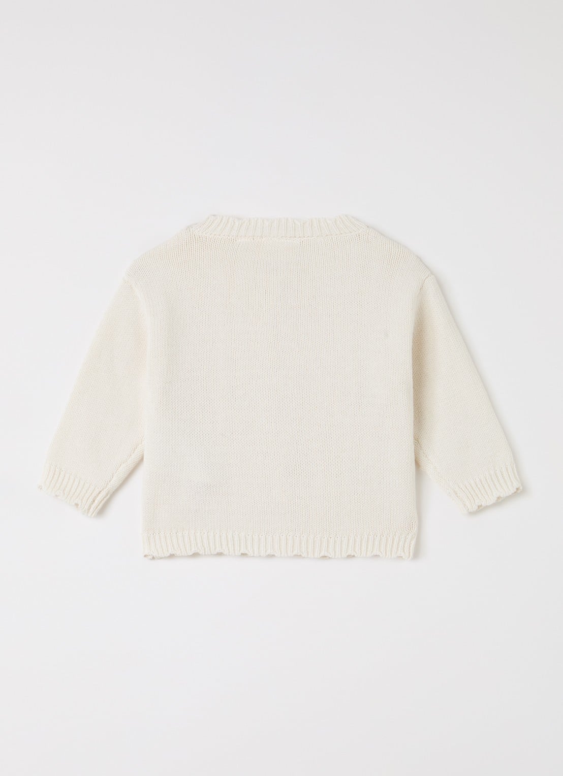 Lil 'Atelier NBFDola grofgebreide blouse - achterkant 4 beige