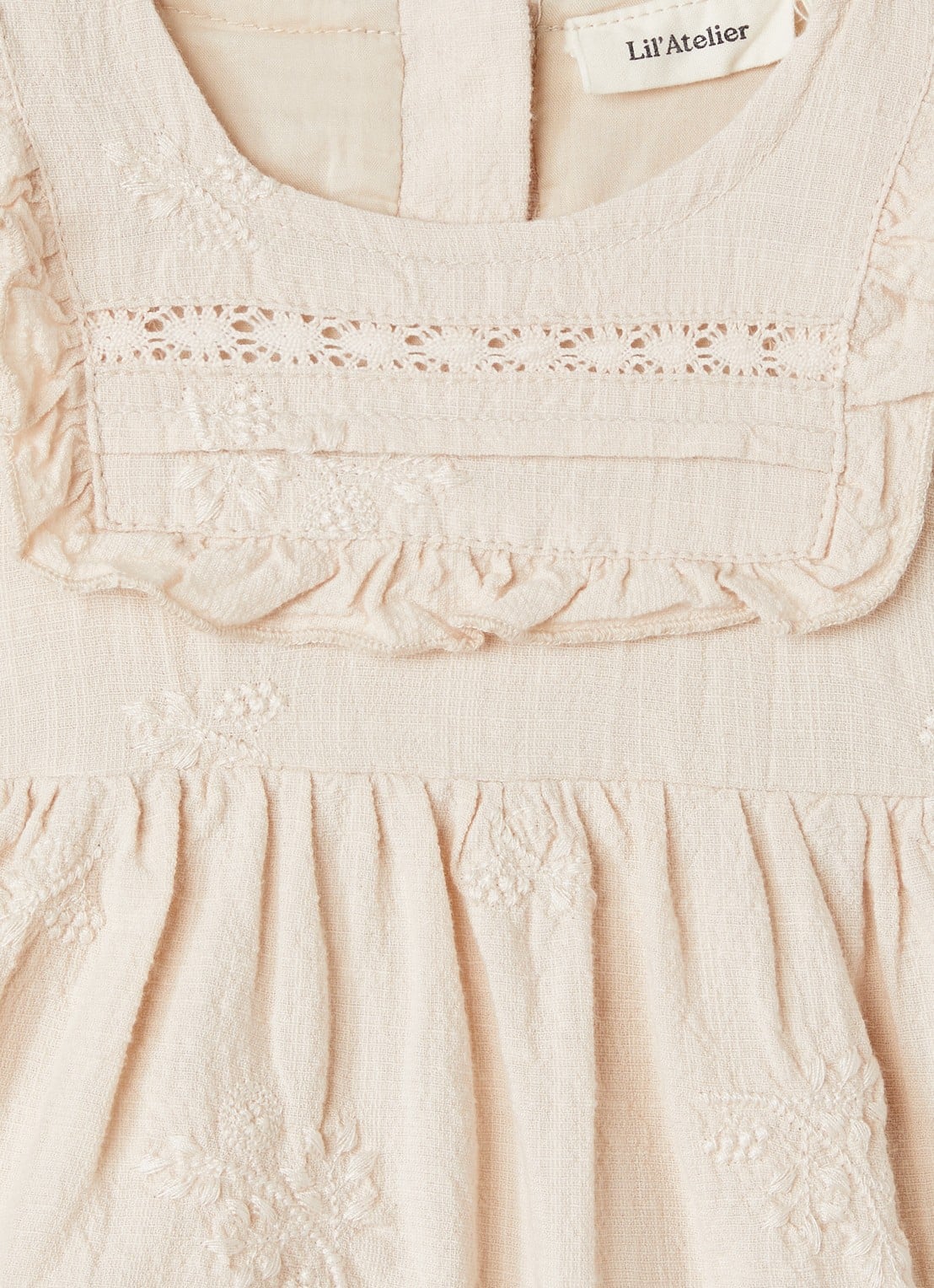 Lil 'Atelier NBFFerona tuniekjurk - detail 2 beige
