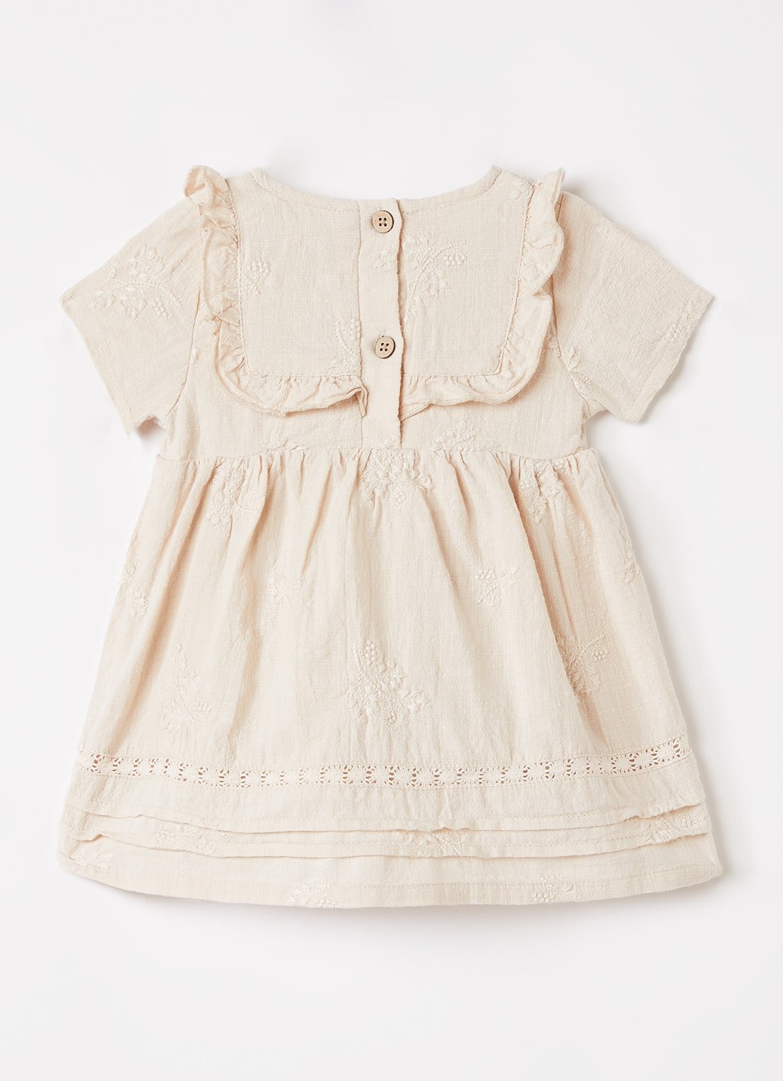 Lil 'Atelier NBFFerona tuniekjurk - voorkant 6 beige