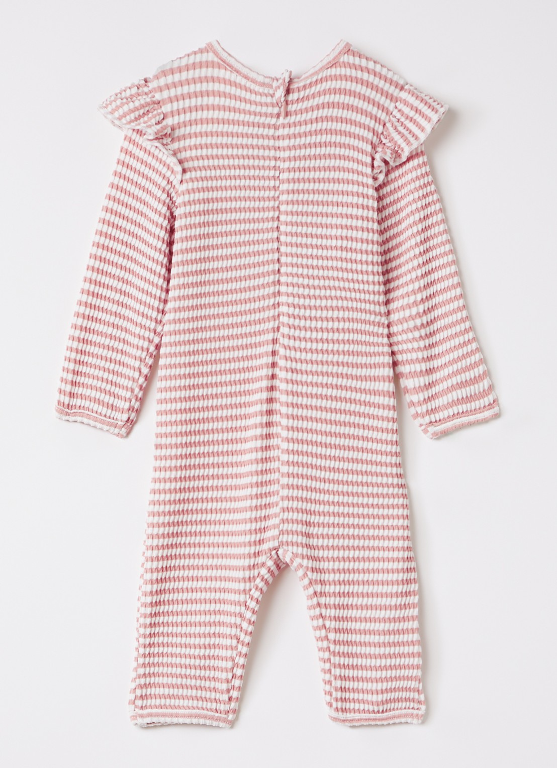 Lil 'Atelier NBFFredo babypak met streepprint - voorkant 2 roze